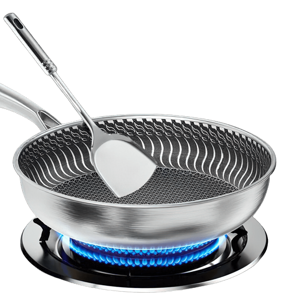 Tri-Ply 316 Honeycomb stegepande i rustfrit stål - 28 cm