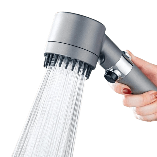3-Mode højtryksbrusehoved med filter til badeværelset