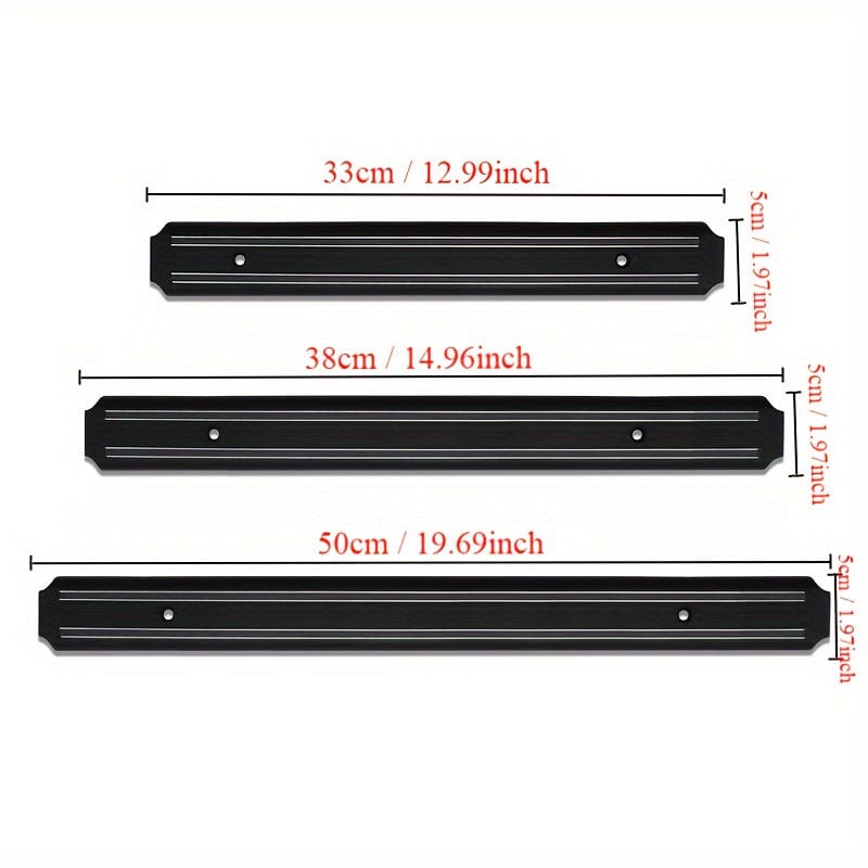 Vægmonteret magnetisk knivstativ - Kraftigt magnetisk knivstativ til køkkenet - Kreativt magnetisk knivstativ - Køkkentilbehør 32.99cm