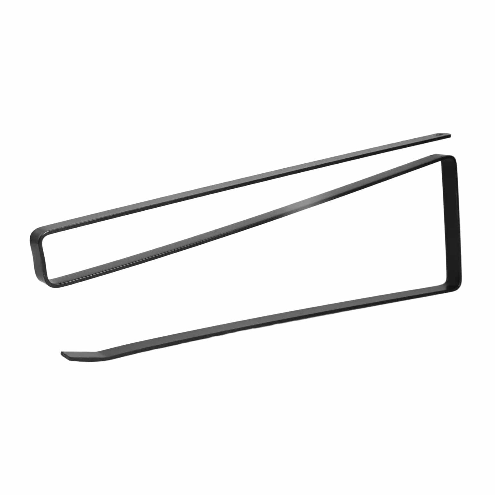 Borefri køkkenhåndklædeholder Sort