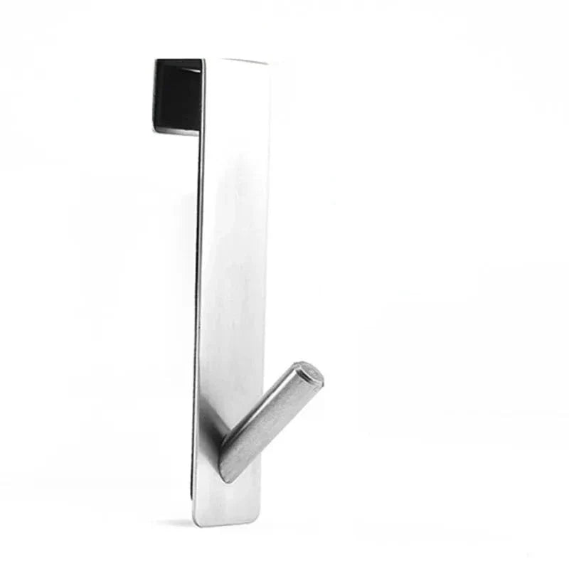 S-formet væghængt håndklædestang i rustfrit stål - Sort primærfarve