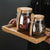 Glaskrukke med lufttæt låg - Sæt med 1, Slik- og opbevaringsglas til te, kaffe og krydderier - Designkøkkentilbehør - Ref. AV74355 350ml