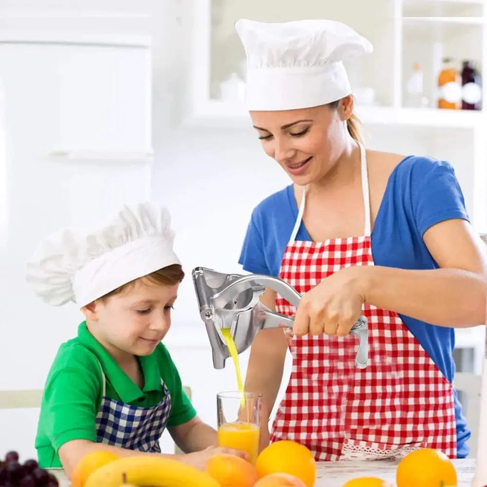 Manuel saftpresser i aluminiumslegering