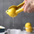 Manuel citruspresser i aluminium til citron- og appelsinsaft Gul