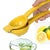Manuel citruspresser i aluminium til citron- og appelsinsaft Gul