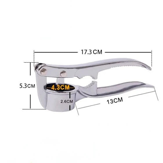 Hvidløgspresser i rustfrit stål