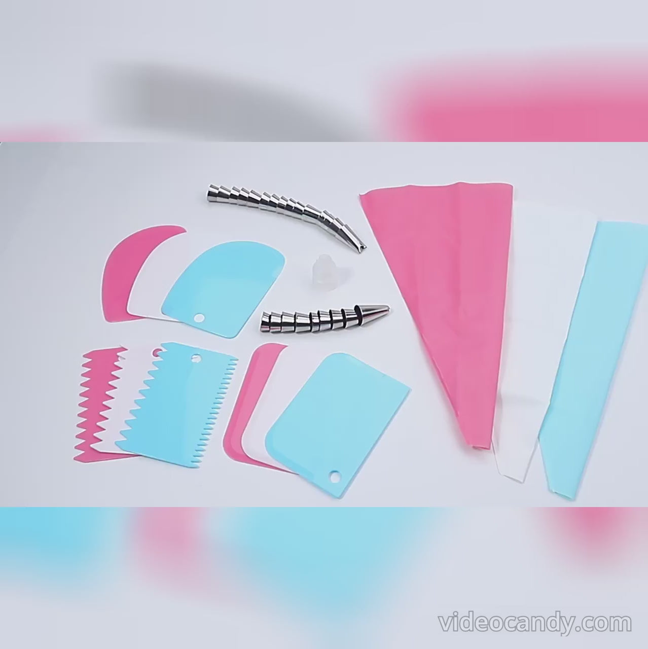 Cake Design sæt med silikonemundstykke og -hylster