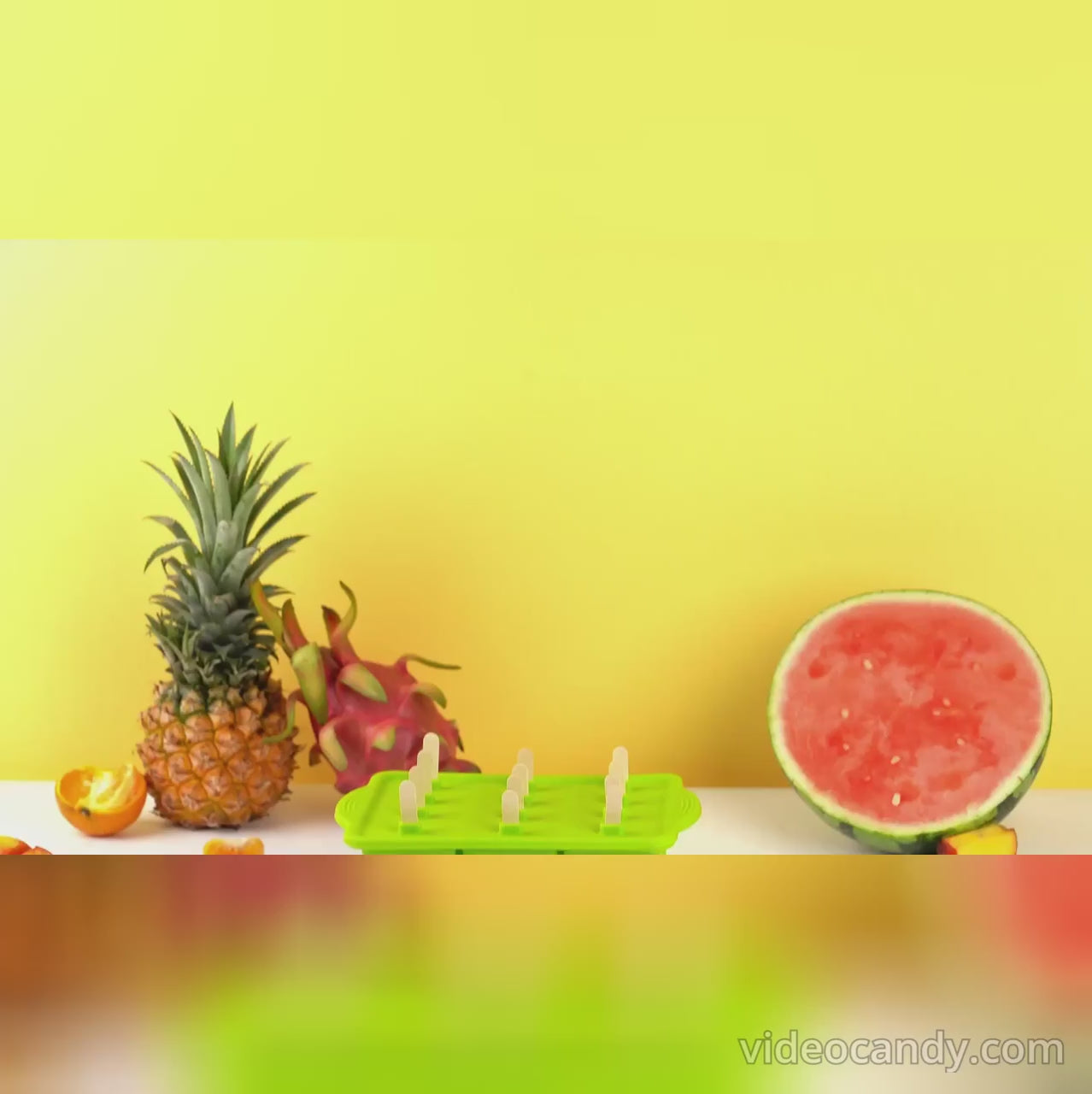 Silikoneisform med træpinde