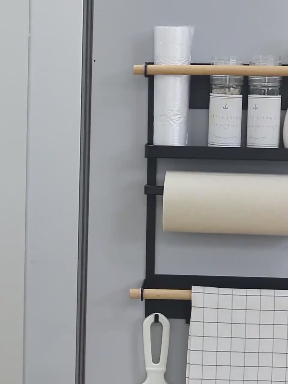 Magnetisk opbevaringshylde