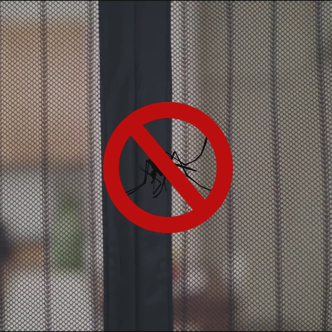 Magnetisk skærm til døre og indgange: Automatisk lukning