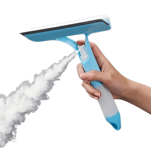 Glas- og spejlskraber med sprøjte