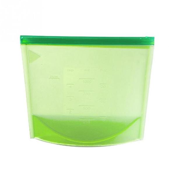 Fryseposer i silikone (genanvendelige) 1,5 / Grøn