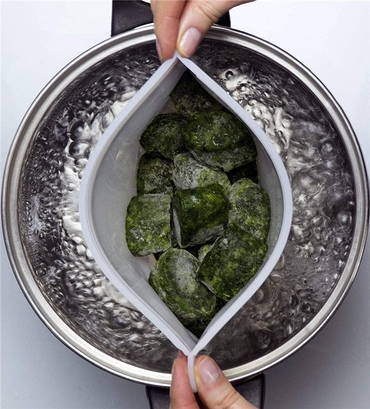 Fryseposer af silikone (genanvendelige)