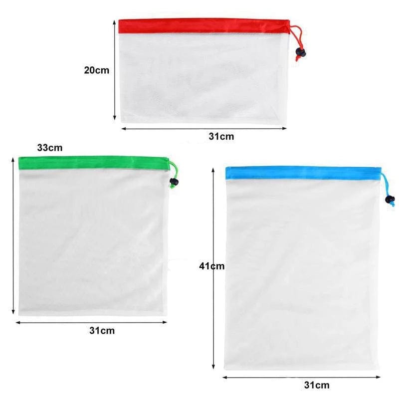 Genanvendelige opbevaringsposer af stof