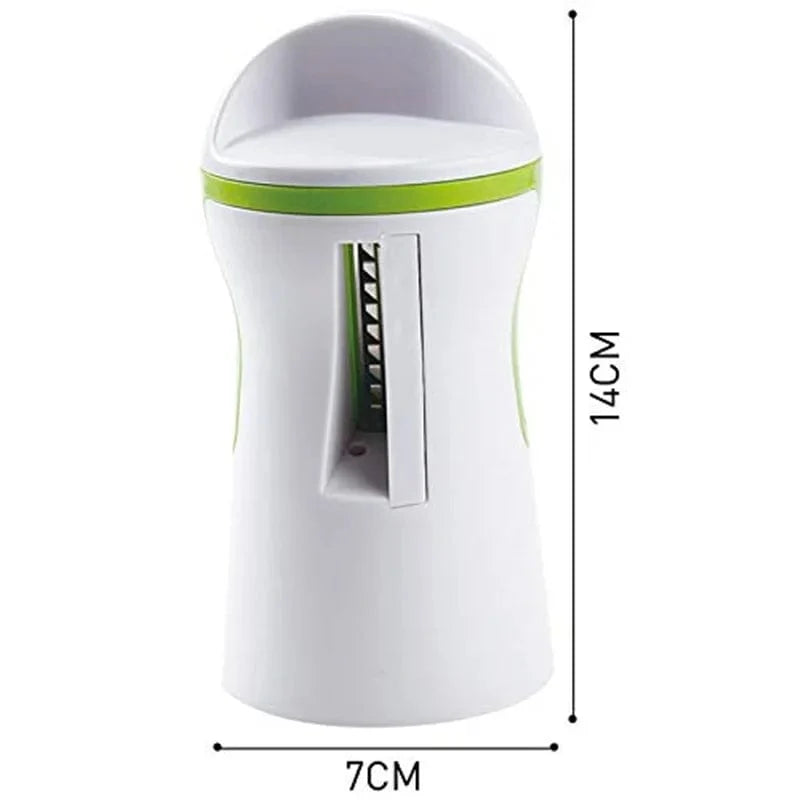 Grøntsagsspiralizer i rustfrit stål - spaghetti-zucchini-grøntsagsskærer - miljøvenlig