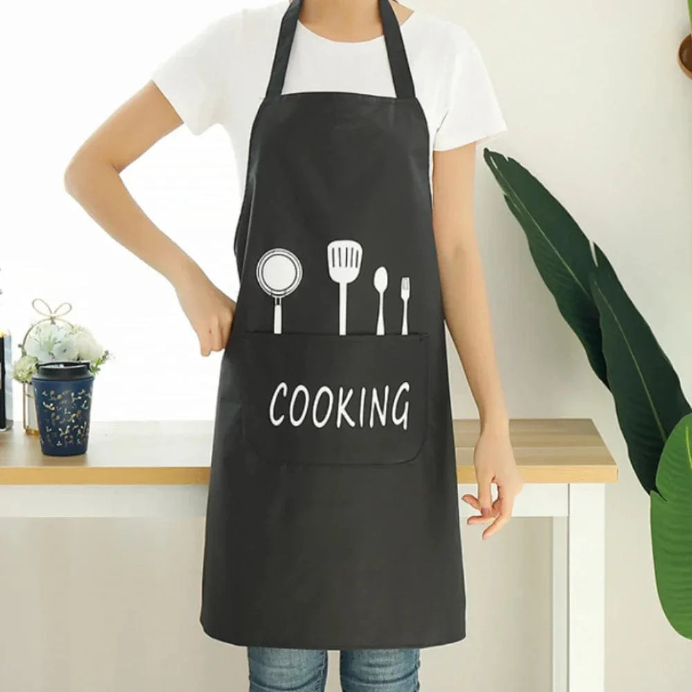Klassisk PVC-vandtæt køkkenforklæde "Cooking