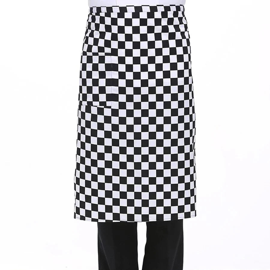 Justerbart, stribet køkkenforklæde til voksne - ideelt til restaurant, camping og B-heibaige madlavning