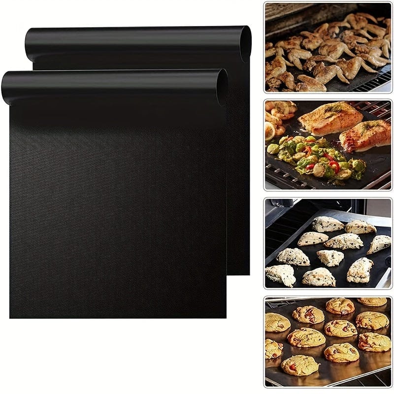 Non-stick ovnmåtte XL, sæt med 2 - Universal non-stick køkkentilbehør - PVC - PM50281 2stk