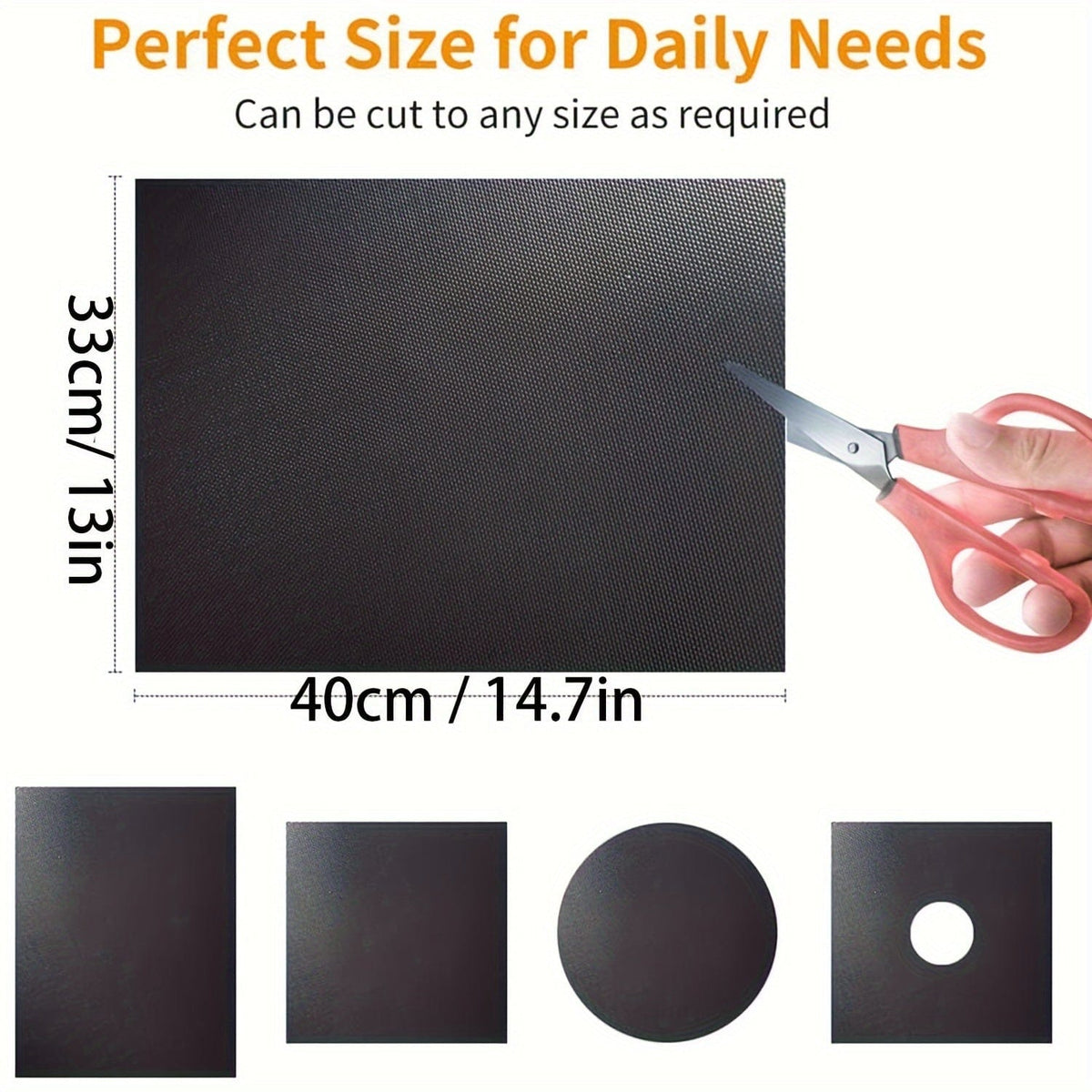 Non-stick ovnmåtte XL, sæt med 2 - Universal non-stick køkkentilbehør - PVC - PM50281 2stk