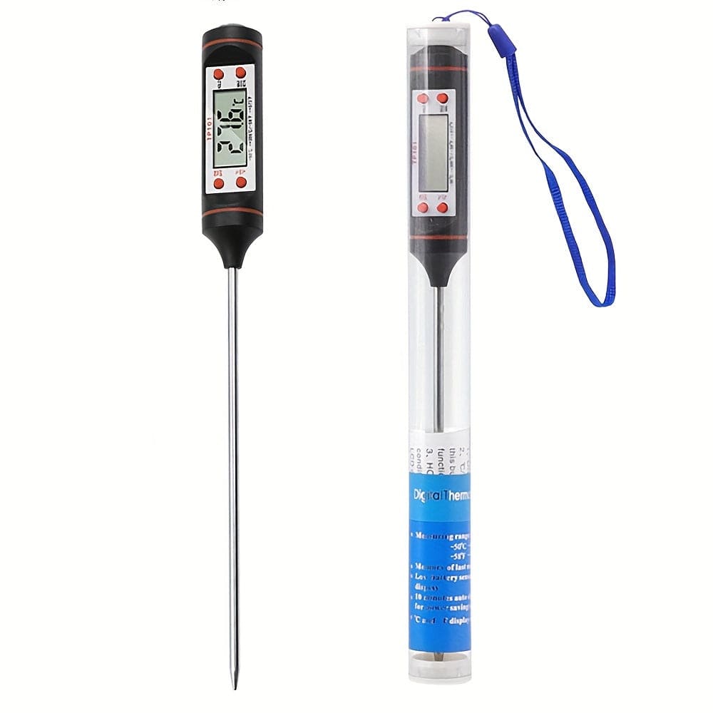 Sort Food Probe-køkkentermometer