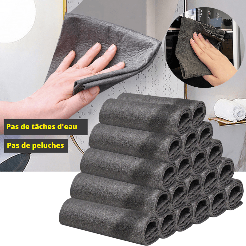 Ultraabsorberende rengøringsklude af mikrofiber