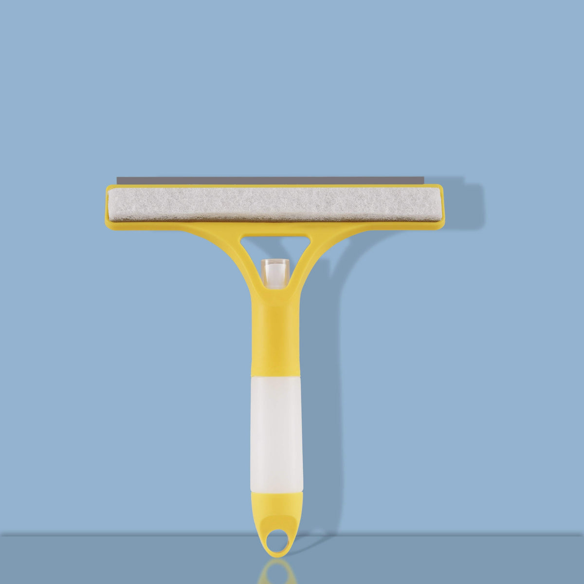 3 i 1 multifunktionelt håndvindue med skraber og sprøjte Gul